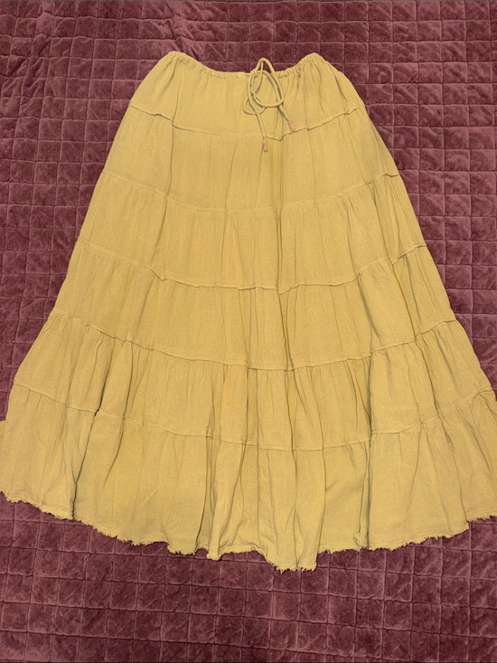 Free People Dresses & Skirts - Free People Tiered Maxi Skirt with Pockets - Large
